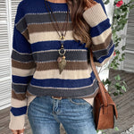 Farbenfroher Pullover mit Rundhalsausschnitt – Produktansicht 11