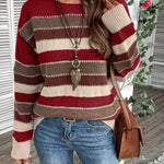 Farbenfroher Pullover mit Rundhalsausschnitt – Produktansicht 14