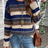 Farbenfroher Pullover mit Rundhalsausschnitt – Produktansicht 15