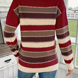 Farbenfroher Pullover mit Rundhalsausschnitt – Produktansicht 16