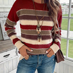 Farbenfroher Pullover mit Rundhalsausschnitt – Produktansicht 19