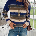 Farbenfroher Pullover mit Rundhalsausschnitt – Produktansicht 21