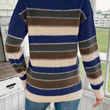 Farbenfroher Pullover mit Rundhalsausschnitt – Produktansicht 6