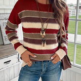 Farbenfroher Pullover mit Rundhalsausschnitt – Produktansicht 7