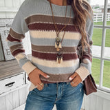 Farbenfroher Pullover mit Rundhalsausschnitt – Produktansicht 8
