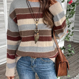 Farbenfroher Pullover mit Rundhalsausschnitt – Produktansicht 22