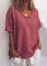 Bluse mit Rundhalsausschnitt und Kurzärmeln – Produktansicht 2