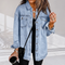 Oversize-Vintage-Jeansjacke – Produktansicht 1