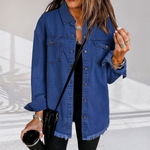 Oversize-Vintage-Jeansjacke – Produktansicht 6