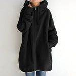 Warmer Winter-Hoodie mit Oversize-Kapuze – Produktansicht 6
