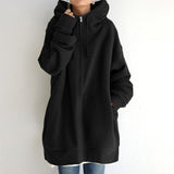 Warmer Winter-Hoodie mit Oversize-Kapuze – Produktansicht 6