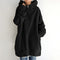 Warmer Winter-Hoodie mit Oversize-Kapuze – Produktansicht 6