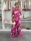 Elegantes Set aus Oberteil und Hose im Plissee-Look – Produktansicht 3