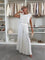 Elegantes Set aus Oberteil und Hose im Plissee-Look – Produktansicht 2