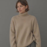 Oversize-Rollkragenpullover mit Kaschmiranteil – Produktansicht 3