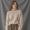 Oversize-Rollkragenpullover mit Kaschmiranteil – Produktansicht 2