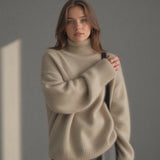 Oversize-Rollkragenpullover mit Kaschmiranteil – Produktansicht 7