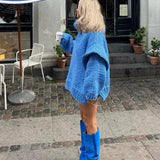Chunky Rollkragenpullover mit Puffärmeln – Produktansicht 7