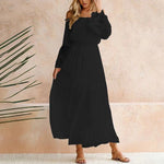 Elegantes Off-Shoulder-Maxikleid – Produktansicht 4