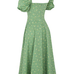 Kleid mit Puffärmeln und Blumenmuster – Produktansicht 8