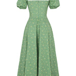 Kleid mit Puffärmeln und Blumenmuster – Produktansicht 7