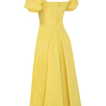 Kleid mit Puffärmeln und Blumenmuster – Produktansicht 15