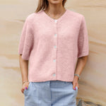 Eleganter Cardigan mit kurzen Ärmeln – Produktansicht 2