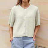 Eleganter Cardigan mit kurzen Ärmeln – Produktansicht 1