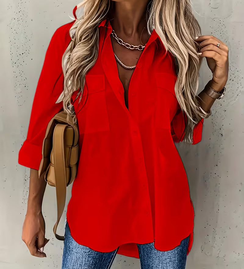Elegante Bluse mit langen Ärmeln – Produktansicht 4
