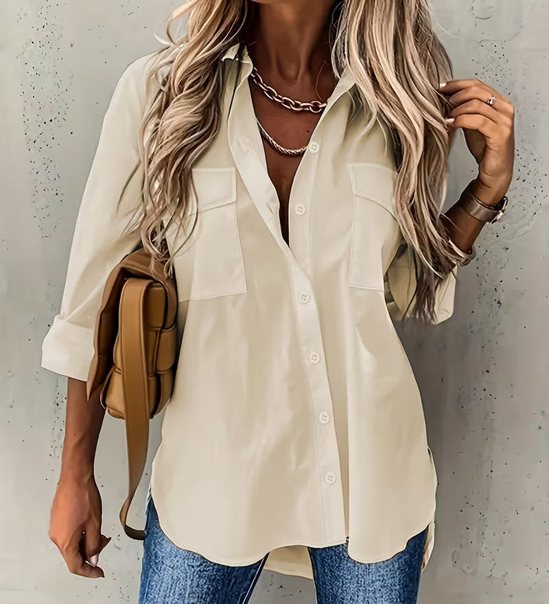 Elegante Bluse mit langen Ärmeln – Produktansicht 3