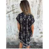 Vintage-Boho-Kleid mit bequemer Passform – Produktansicht 3