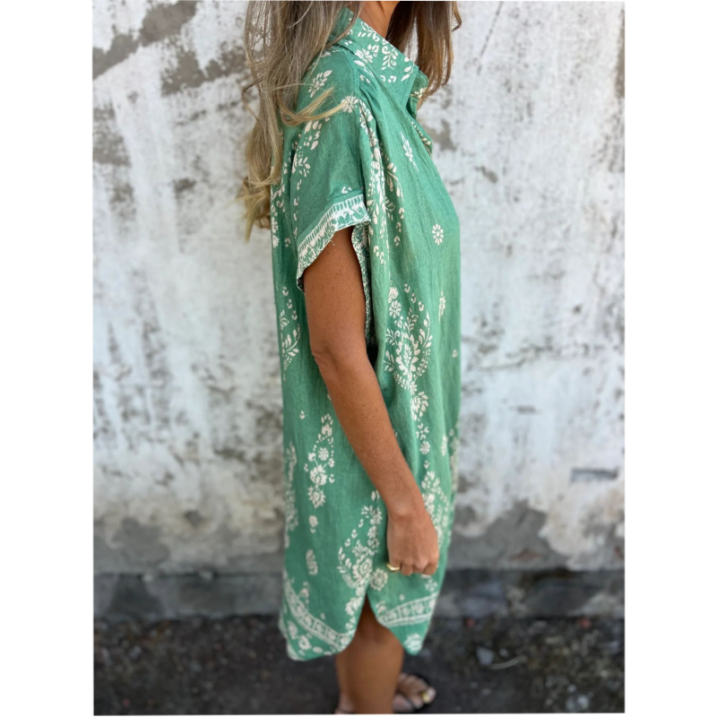 Vintage-Boho-Kleid mit bequemer Passform – Produktansicht 7