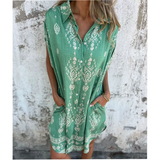 Vintage-Boho-Kleid mit bequemer Passform – Produktansicht 8
