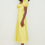 Kleid mit Puffärmeln und Blumenmuster – Produktansicht 13