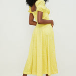Kleid mit Puffärmeln und Blumenmuster – Produktansicht 12