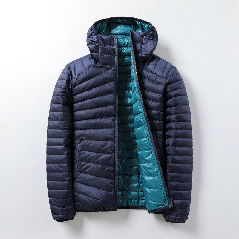 ultraleichte Daunenjacke mit Kapuze – Produktansicht 4