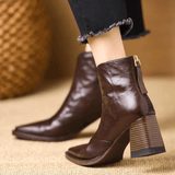 Elegante Stiefeletten mit mittelhohem Absatz – Produktansicht 7