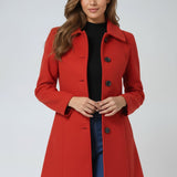 Eleganter einreihiger Wintermantel – Produktansicht 11