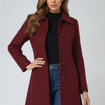 Eleganter einreihiger Wintermantel – Produktansicht 6