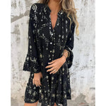 Bequemes Boho-Kleid im Plissee-Look – Produktansicht 4