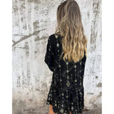 Bequemes Boho-Kleid im Plissee-Look – Produktansicht 5